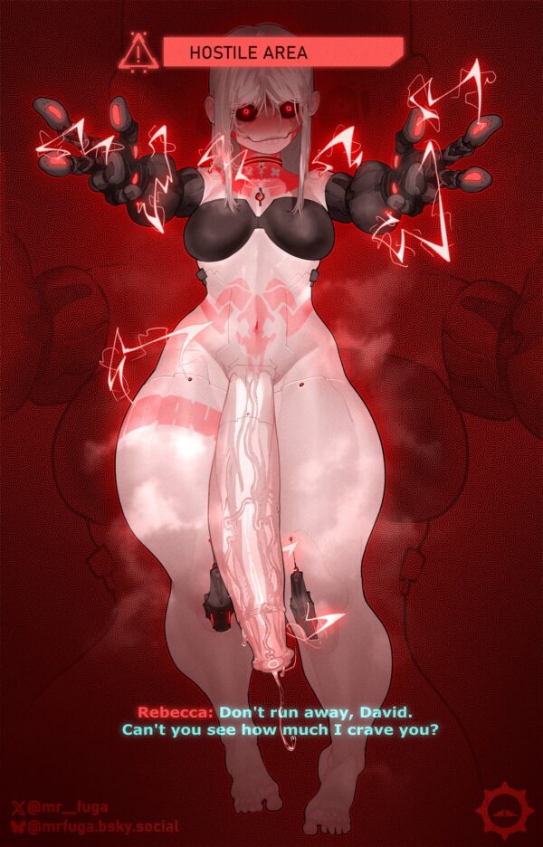 mr_fuga_ _mrfuga - futa adam smasher david martinez (edgerunners) rebecca cyberpunk edgerunners text or caption hentai porn