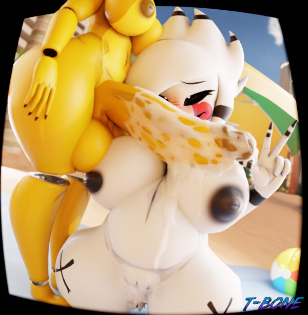 t - bone_(artist)_ _t - bone589 - futa golden freddy (fnaf) fredina (cally3d) marie marionette puppet type 0 (cryptiacurves) five nights
