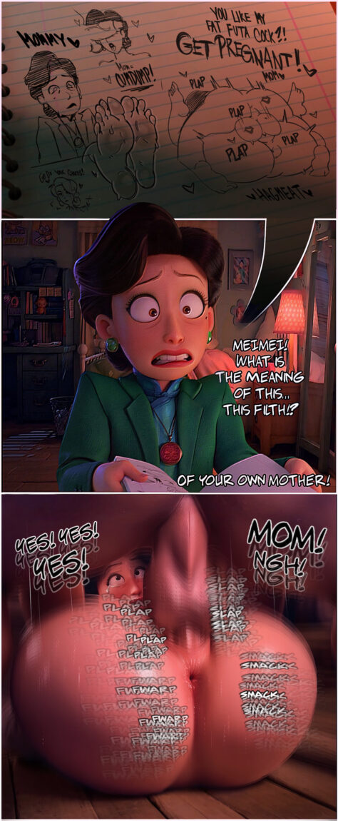 rebelrock - futa mei lee ming disney pixar turning red text or caption hentai porn